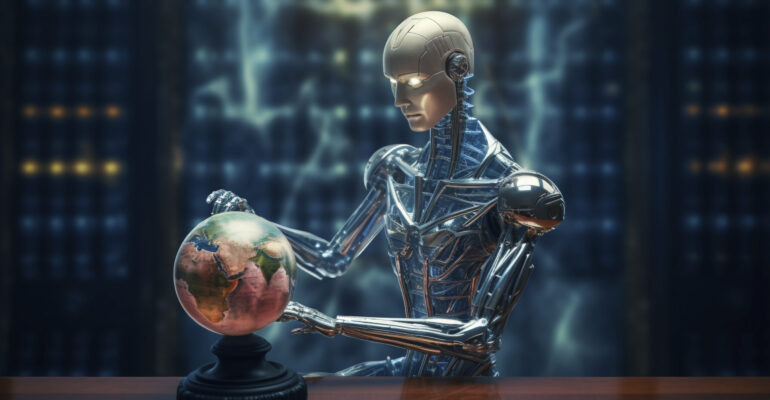 close-up-ai-robot-working